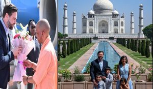 US Vice President JD Vance in Agra, visits Taj Mahal with family