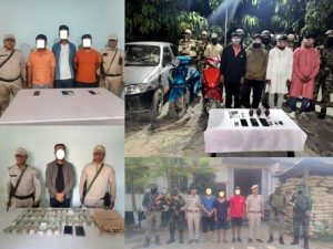 14 militants of banned outfits held in Manipur; arms, ammunition recovered