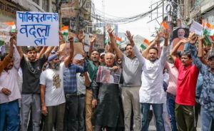 Protest in Ganderbal condemns Pahalgam terror attack