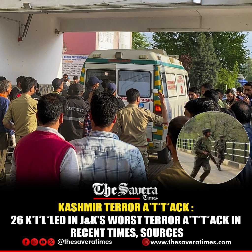 26 Killed in J&K's worst terror attack in recent times, sources