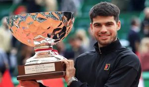 Carlos Alcaraz defeats Lorenzo Musetti; clinches maiden Monte Carlo Masters title