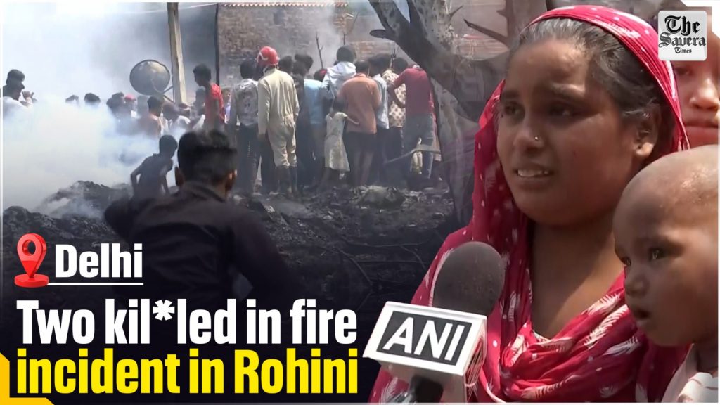 Two minor charred to death in slum cluster in Delhi’s Rohini