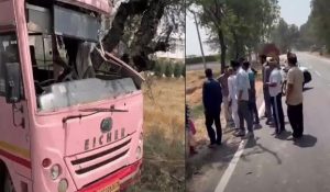 Fatehabad: Bus rams into tree, 5 passengers suffer minor injuries