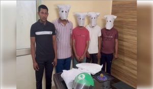 Five arrested for robbing medical store staff at gunpoint in Gurugram