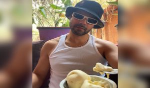 Varun Dhawan finds the perfect way to beat the summer heat