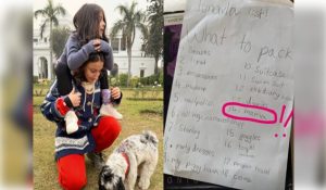 Soha Ali Khan makes it to daughter Inaaya’s ‘what to pack’ list