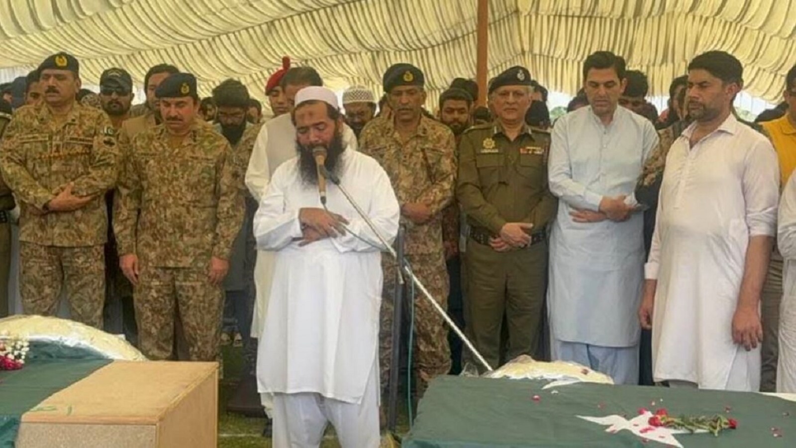 India Names Top Pakistani Officials Who Attended Funeral of LeT Terrorists Killed in Operation Sindoor