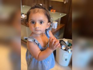 This is Rahul Vaidya’s little munchkin Navya’s favorite time pass