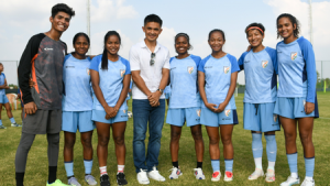 Sunil Chhetri visits women’s national camp in Bengaluru ahead of international friendlies