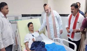Home Minister Amit Shah visits AIIMS to meet soldiers injured in recent Naxal encounter