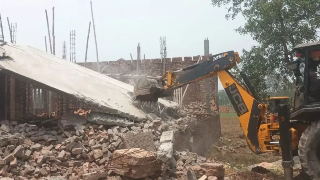 Illegally Constructed Mosque Demolished in Saharanpur