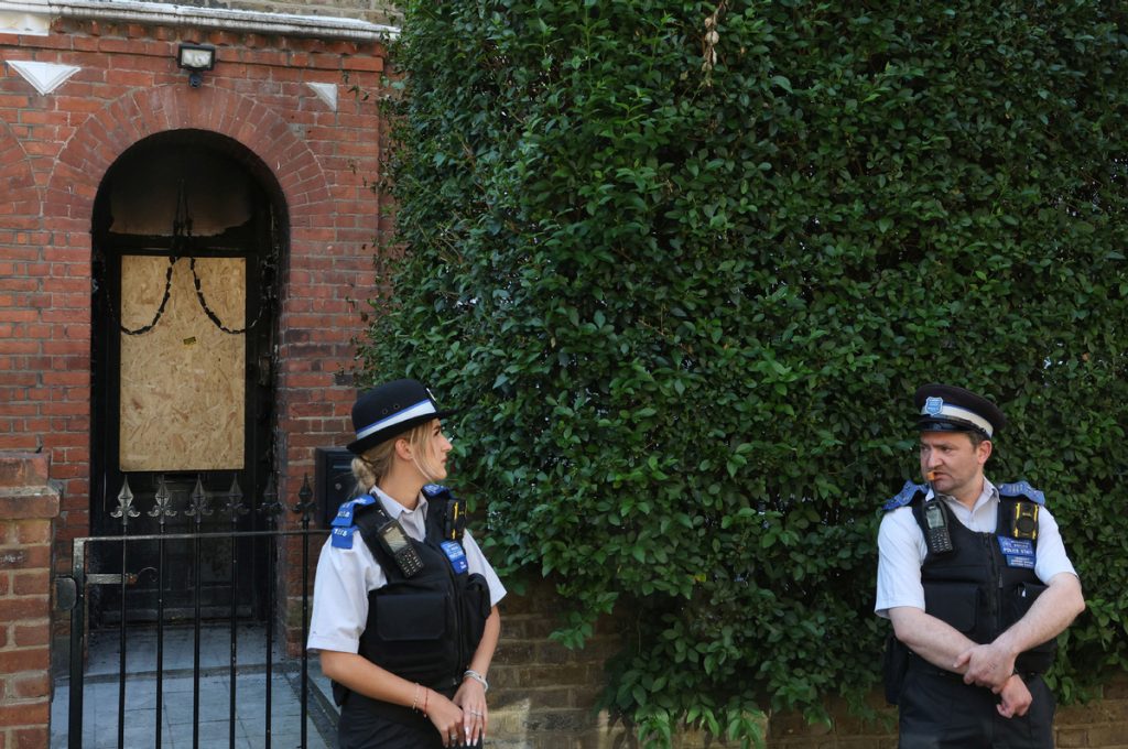 Man charged with arson after fire at British PM's home