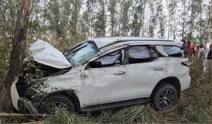 BJP leader Yogeshwar Dutt’s car met with an accident in Panipat; wife, son sustained minor injuries