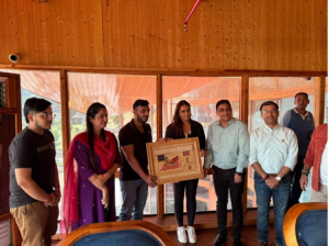 Actress Huma Qureshi visits J&K’s Patnitop to promote tourism