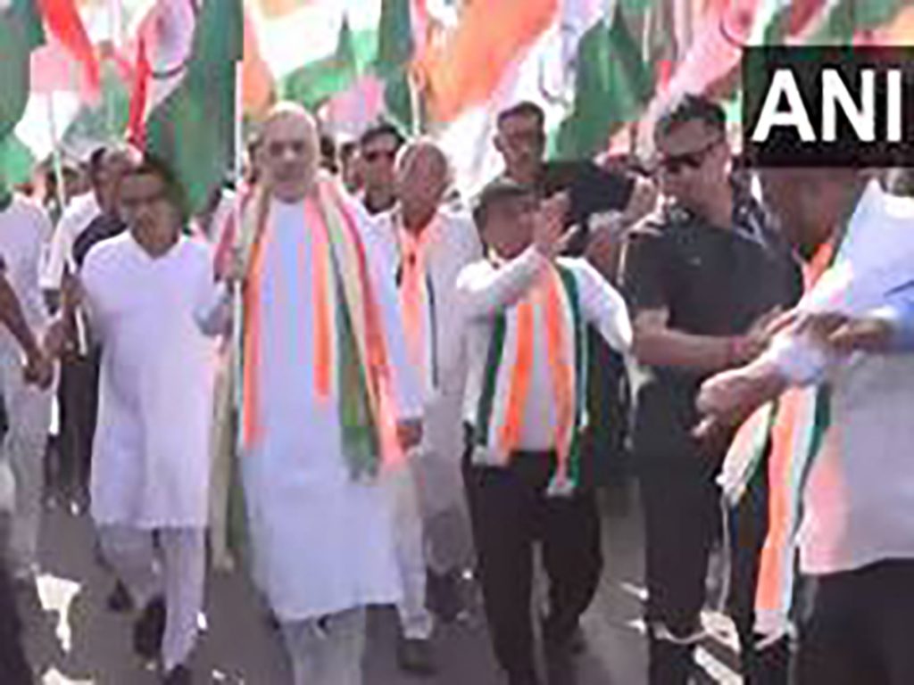 Amit Shah leads Tiranga yatra in Ahmedabad to honour armed forces’ Operation Sindoor success
