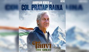 ‘Tanvi The Great’: Anupam Kher to play Col. Pratap Raina, shares character poster from film