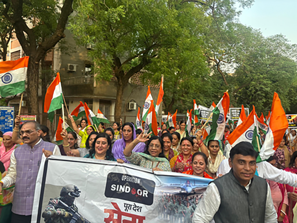 BJP holds Tiranga yatras across Delhi to honour soldiers, hail Operation Sindoor