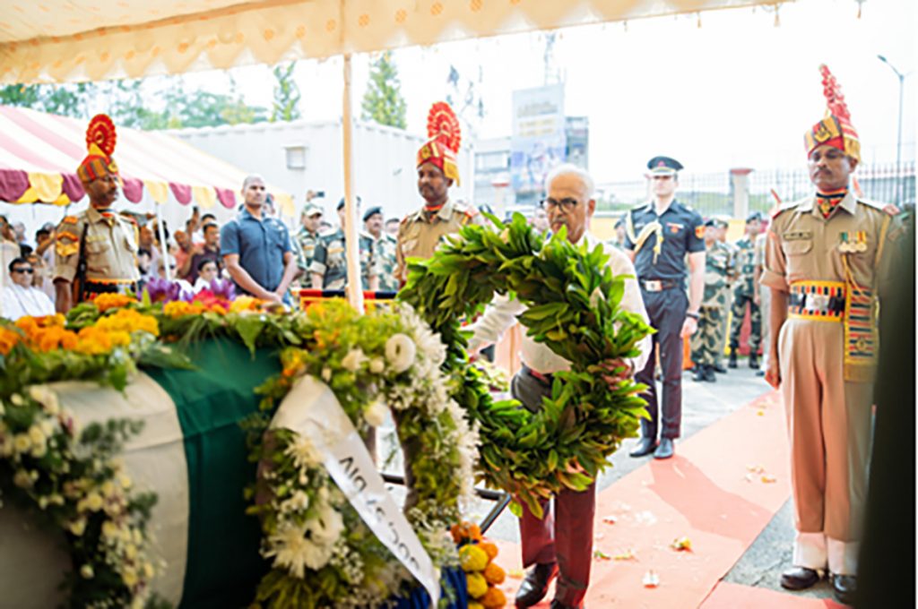 BSF Jawan killed in Pakistan drone attack laid to rest in Manipur