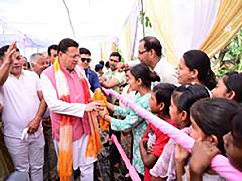 CM Dhami launches 18 development projects worth Rs 113 crores
