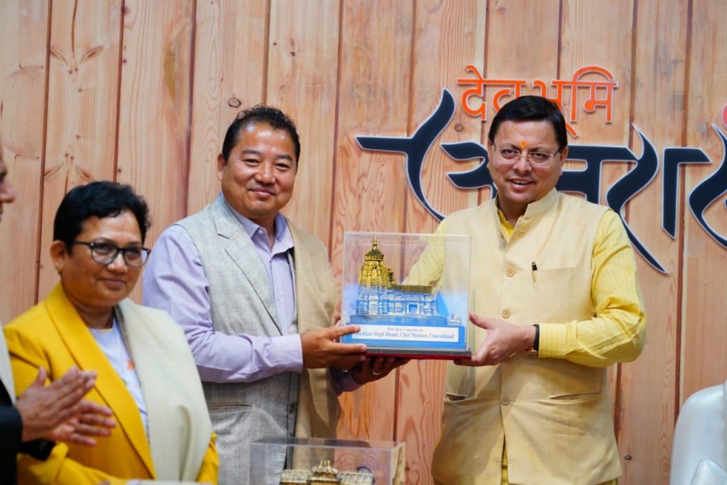Nepal's Far West Province delegation meets Uttarakhand CM Dhami in Dehradun