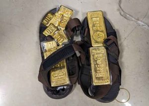 Chadian national held at Mumbai airport with gold worth Rs 3.86 cr hidden in slippers