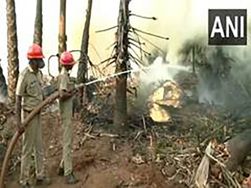 Fire engulfs scrap godown in Visakhapatnam