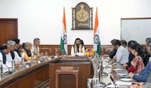 Haryana CM Nayab Singh Saini chairs pre-budget meeting
