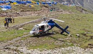 Kedarnath: Heli-Ambulance crash landed after damage in rear part, all aboard safe