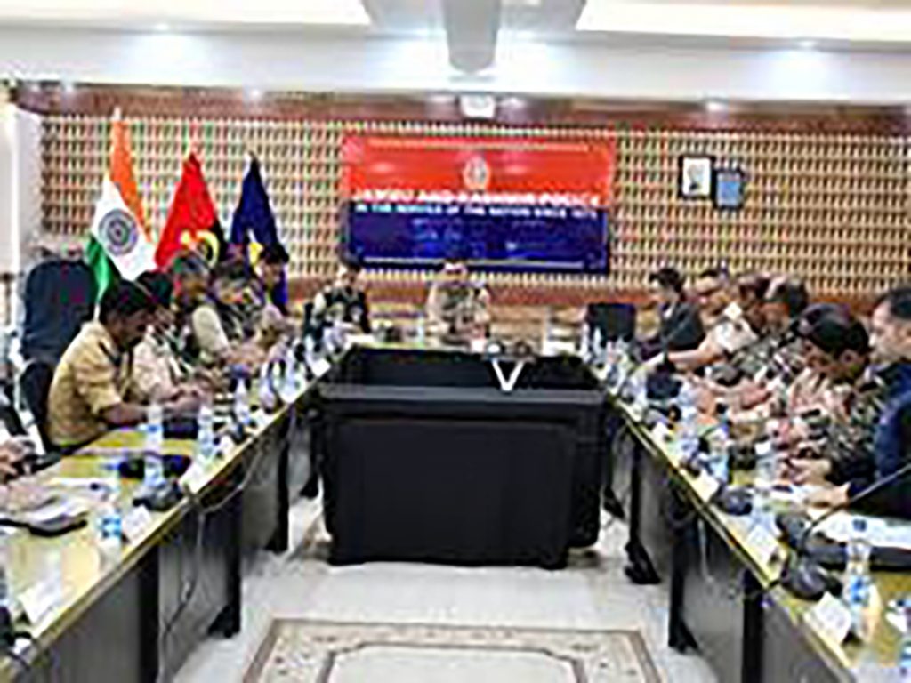 IGP Kashmir chairs joint security review meeting at PCR Kashmir