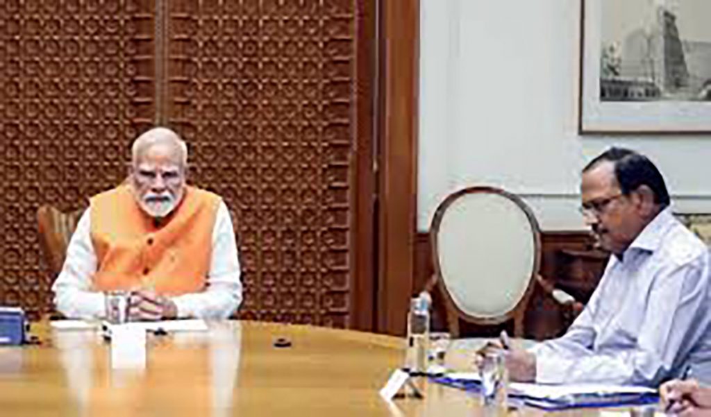 NSA Ajit Doval meets PM Modi second time in last in 24 hours amid rising tensions with Pakistan