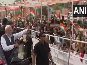PM Modi holds roadshow in Bhuj, inaugurates several development projects
