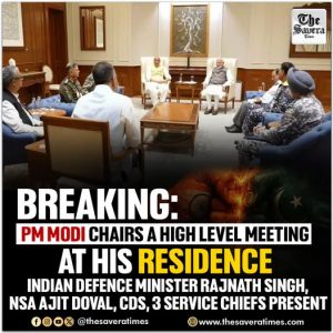 PM chairs meeting with Rajnath Singh, NSA, CDS, service chiefs