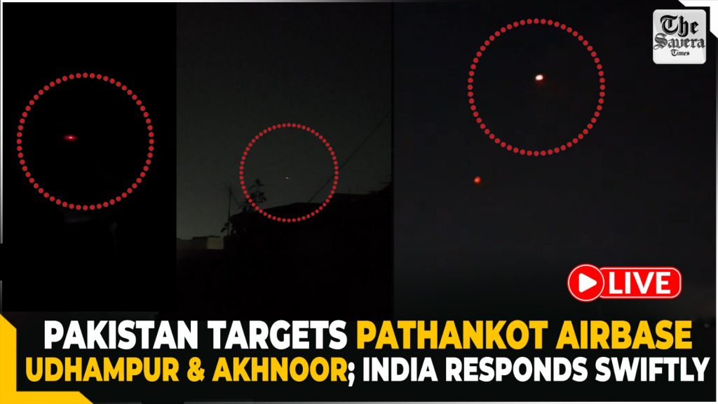 Pakistan targets Jammu with loitering munitions, Indian Air Defence guns firing back