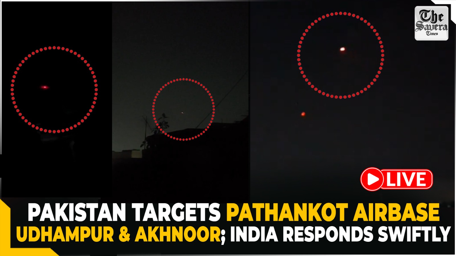 India’s Air Defence Units intercept eight missiles from Pakistan directed at Satwari, Samba, RS Pura, Arnia