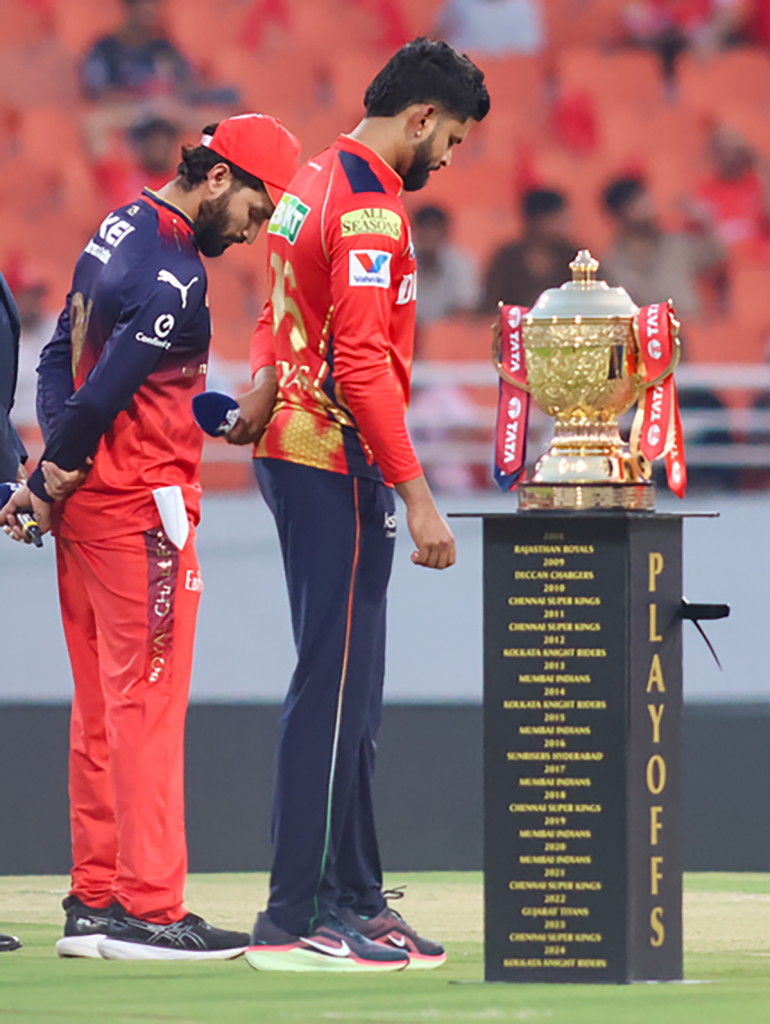 RCB won the toss elected to bowl first against PBKS