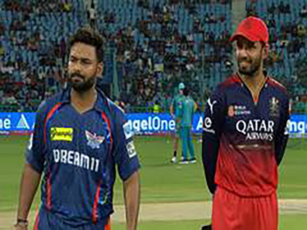 RCB won the toss opted to bowl against LSG
