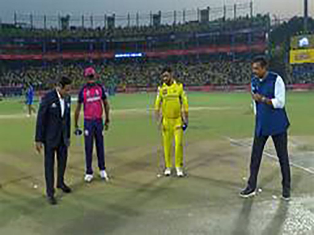 RR won the toss decided to bowl against CSK