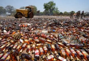 Gujarat: Liquor valued at over Rs 41 lakh destroyed in Jamnagar