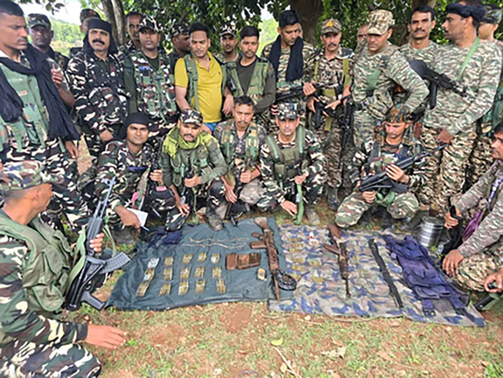 Security forces recovered huge cache of arms, IEDs recovered in Jharkhand’s Latehar