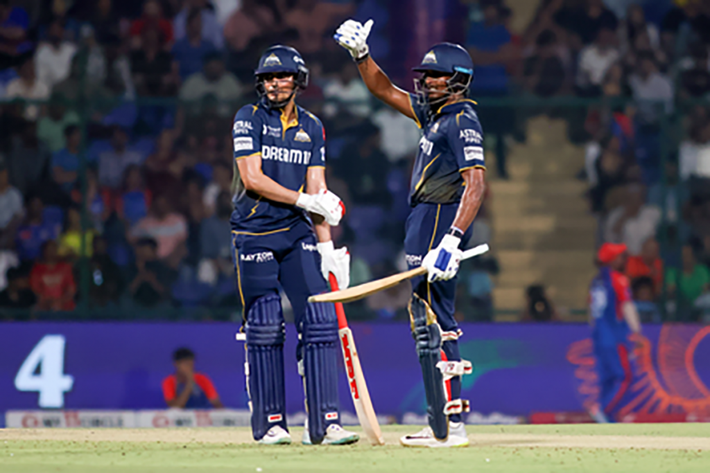 Sudharsan, Gill power Gujarat Titans to 10-Wicket win over DC, seal playoff spot