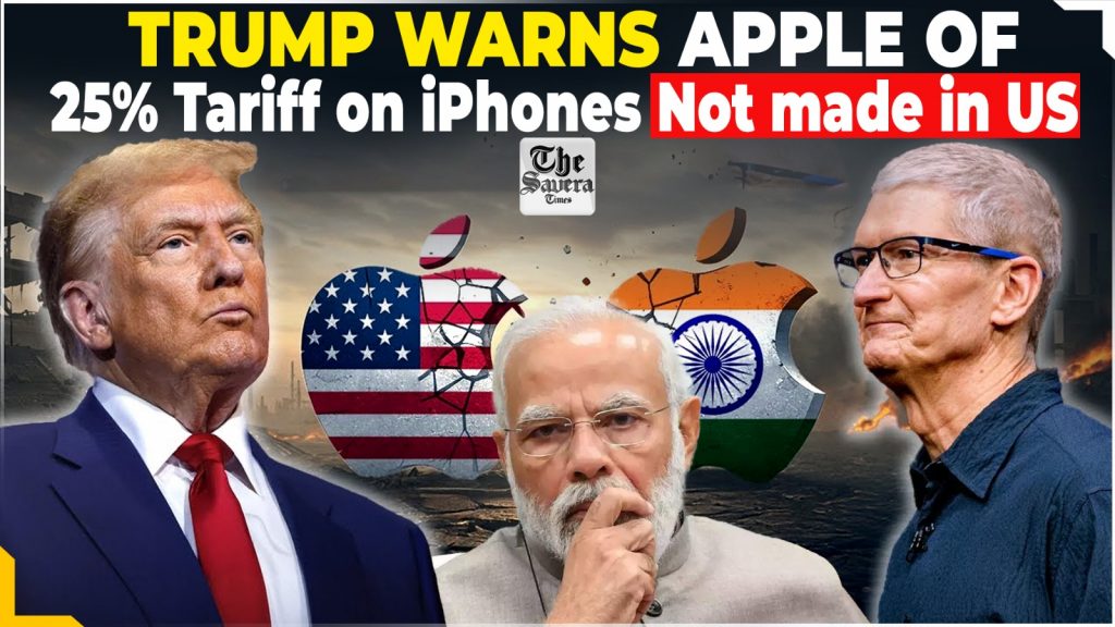 Trump holds out 25% tariff threat to Apple if it makes iPhones in India