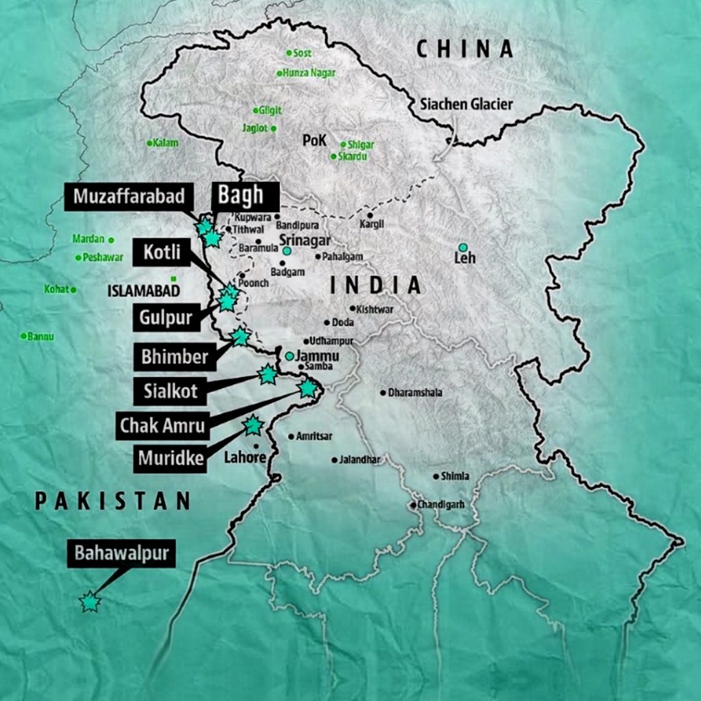Why Indian Army Forces chose these nine infrastructures to attack.