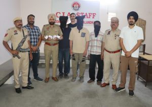 Jalandhar Police Arrest Three, Seize 150 Grams Of Heroin And Four Illegal Firearms