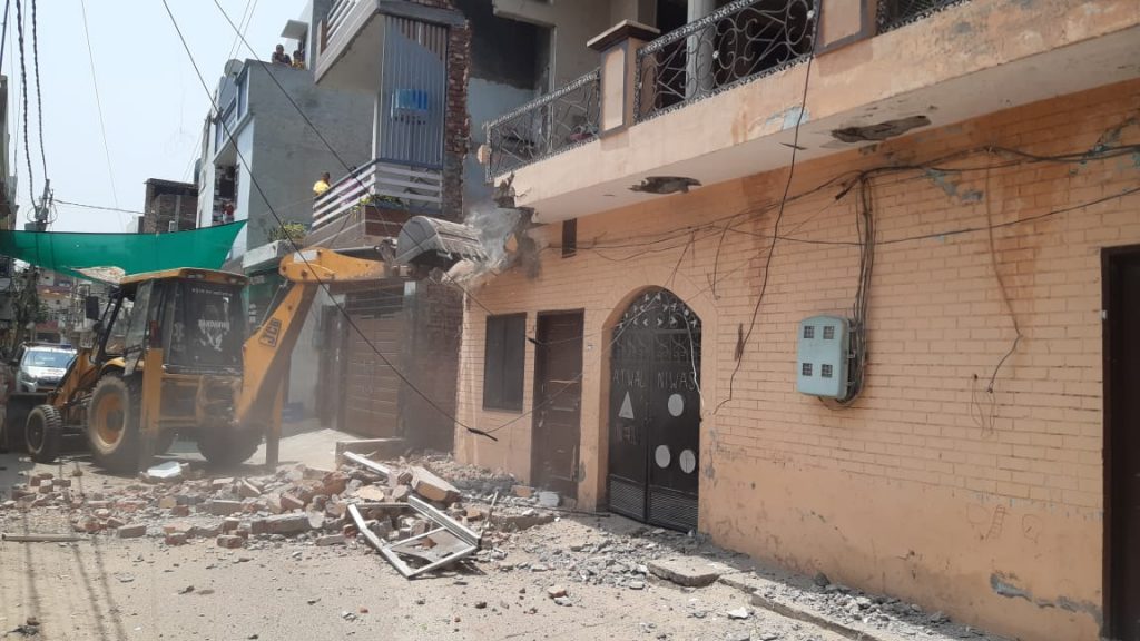 Illegal constructions linked to drug peddlers demolished in Jalandhar