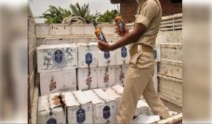 Delhi Police seize 44 cartons of illicit liquor, vehicle