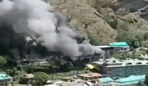 Fire engulfs four-storey house in Shimla; Loss estimated in Lakhs