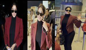 Janhvi Kapoor sets off for Cannes in style