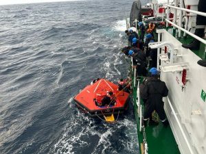 Containers from sunk Liberian vessel spotted on Kollam coast, Kerala