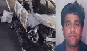 Man charred to death after car goes up in flame
