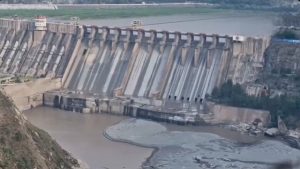 All gates of Salal Dam on Chenab River closed, significant drop in water levels witnessed in Reasi